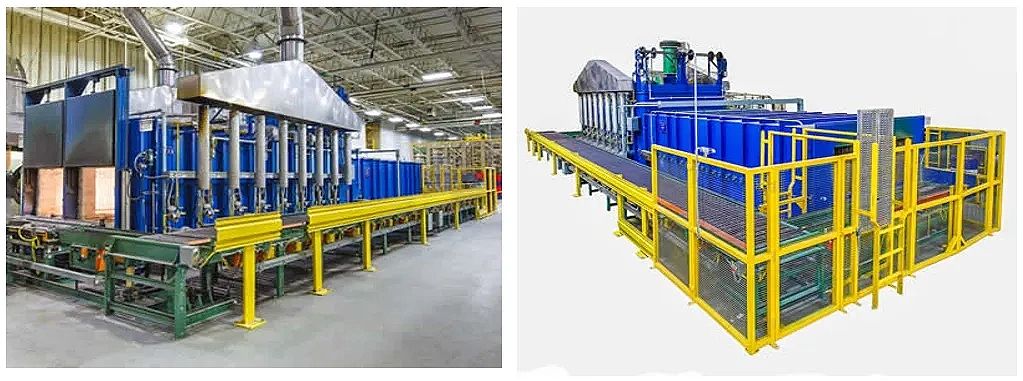 Custom 68' continuous two row pusher