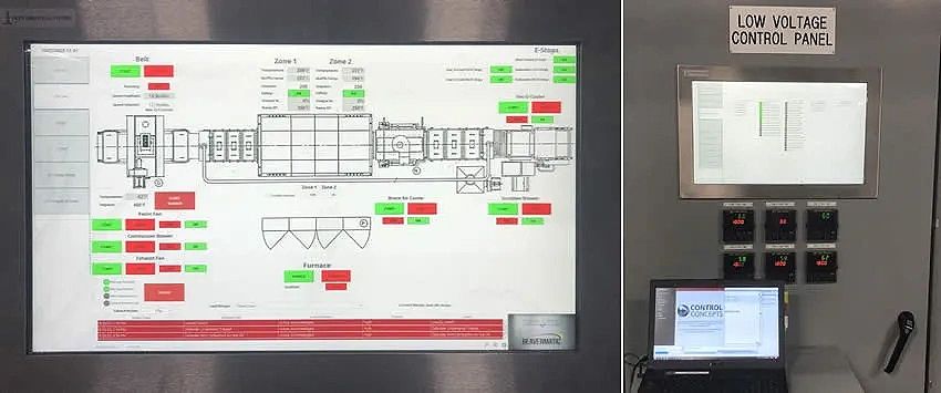 Fully Automated PLC Controls with 24" Touch Screen, SCADA System, Parts Tracking and data collecting