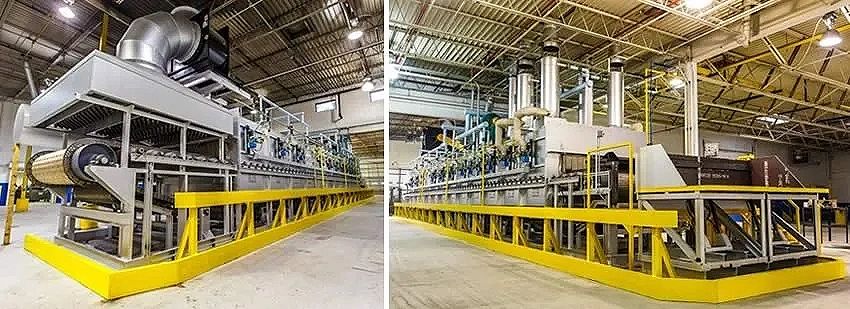 Mesh Belt Roller Hearth Furnace.