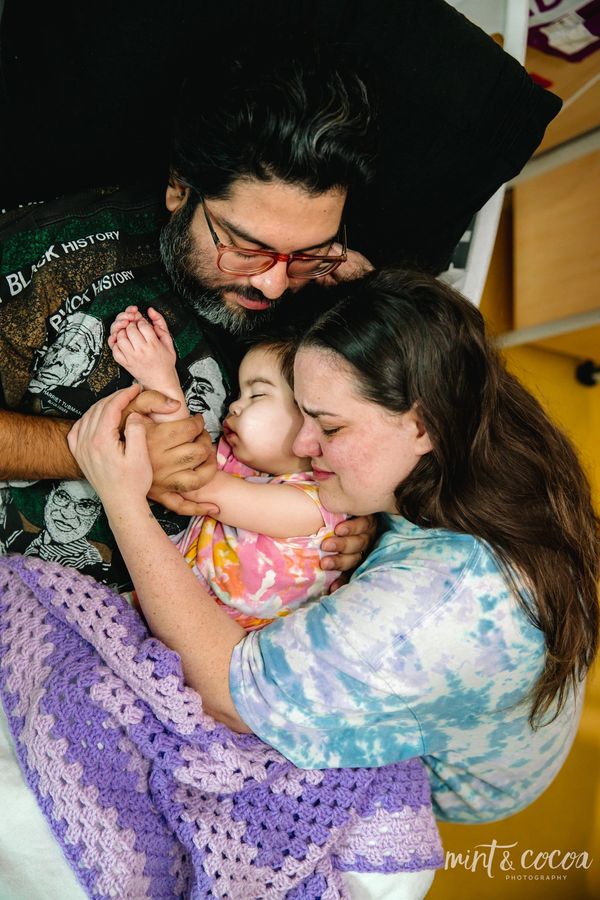 End of life session at Joe DiMaggio Children's Hospital in Hollywood, Florida.