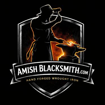 Amish Hand-Forged Wrought Iron home decor, hooks, hardware & more.
