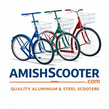 Genuine Amish Kick Scooters. Aluminum & Steel Scooter Styles in Child and Adult Sizes Handcrafted in