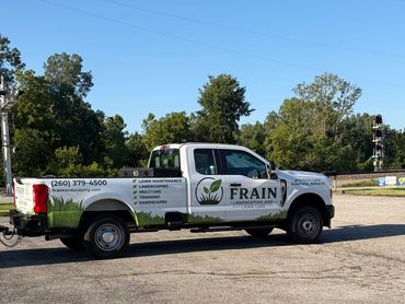 Work truck for crews in Fort Wayne, Indiana.