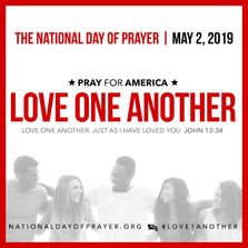 Love One Another 2019 NDP theme graphic.