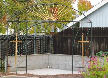 American River Church trellis - Carmichael