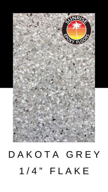 Dakota Grey 1/4" Flake