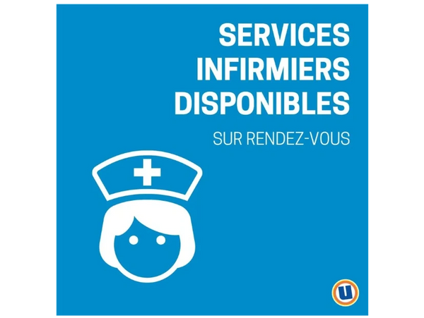 Services infirmiers disponibles sur rendez-vous