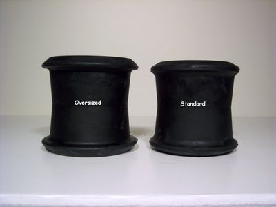 QF Product, LLC View of Oversized Bushing and Standard Bushings