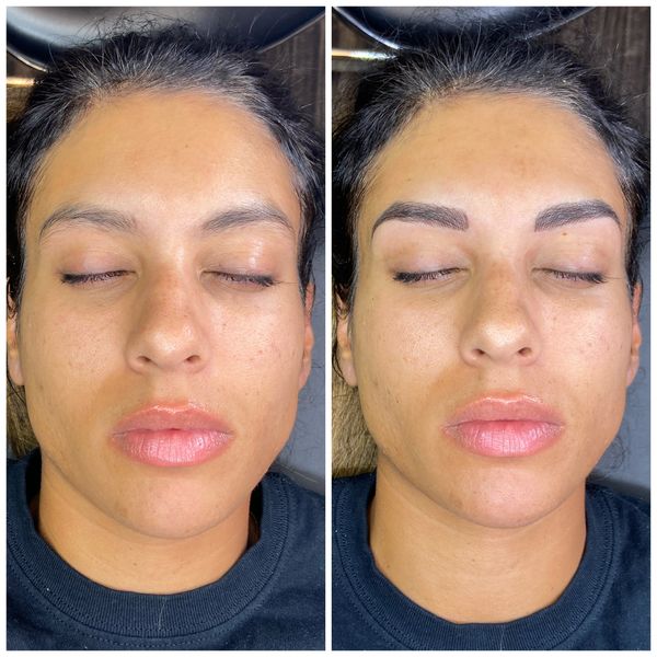 microblading, shading, ombre