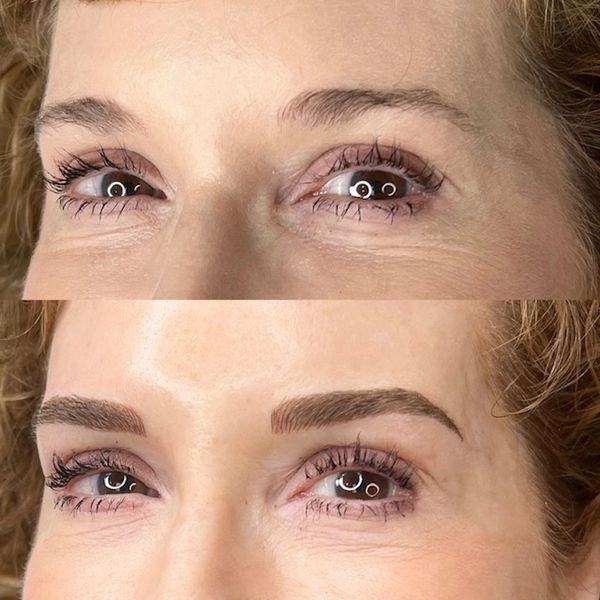 microblading ombre shading
