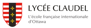 Logo of Lycée Claudel, an international French school in Ottawa.