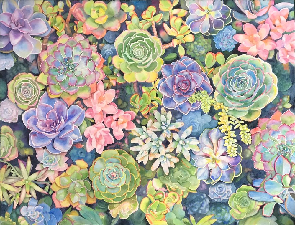 © Krull, Lee_"Over The Top"_Watercolor