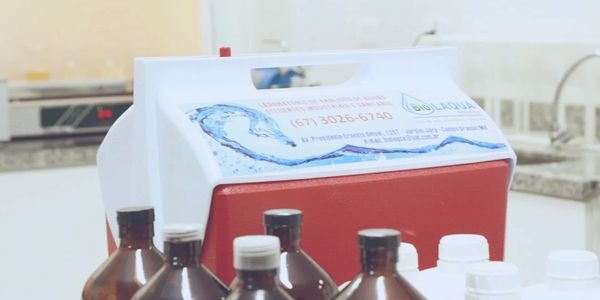 coleta de amostra campo grande