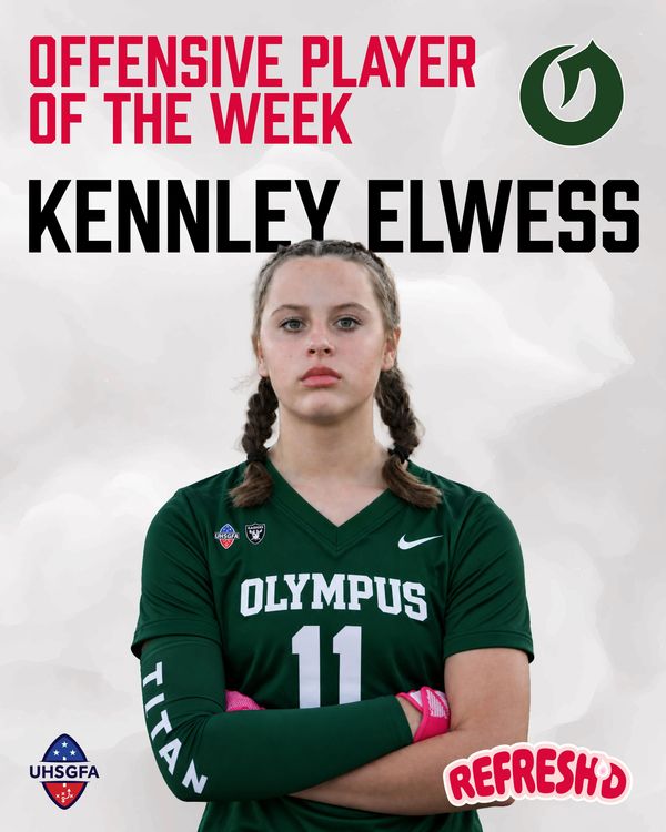 Kennley Elwess named Offensive Player of the Week.