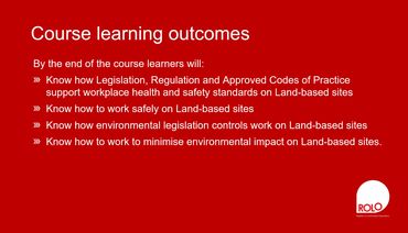 ROLO Online - Course learning outcomes