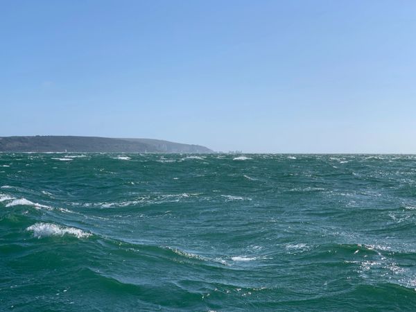 Rough water on the Solent