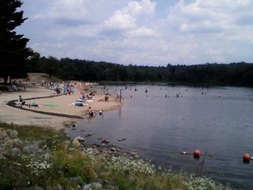 Hickory Run State Park - swimming lake