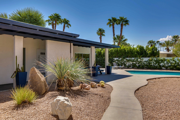 Three bedroom, two bathroom mid-century home located central Palm Springs