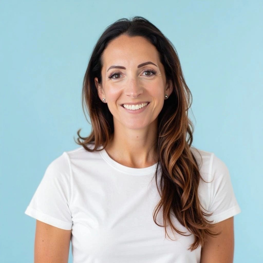Photo of Nic from Thrive with Nic with a warm, welcoming smile.