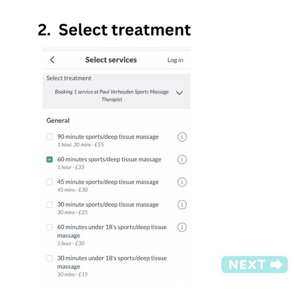 Image 2 of 10 - Select treatment