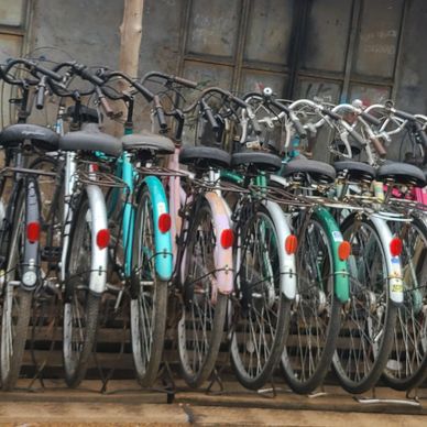 Bicycles are purchased for Secondary Student who travel approx. 5 miles each way to school, often in