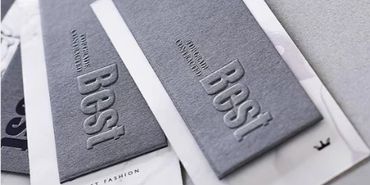 CUSTOM EMBOSSED SWING TAGS
