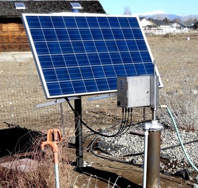 Complete Solar Motor System from Simple Pump