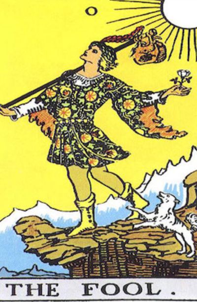The Fool from the Rider Waite deck