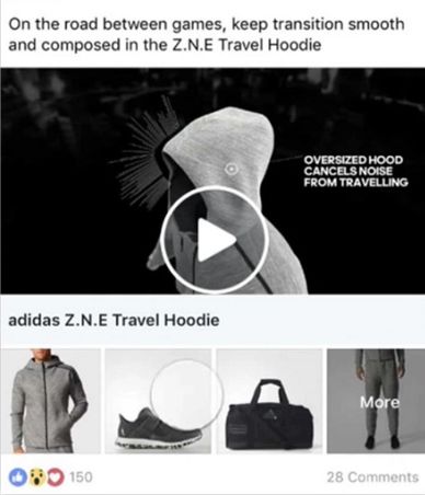 content from social media advertising campaign