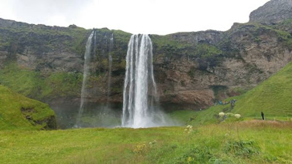 Iceland - one of the many waterfall views found on this adventure