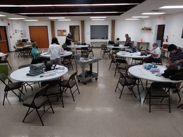 making Lutheran World Relief care packages