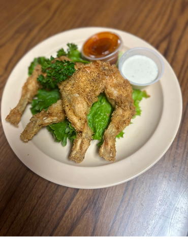 Now serving Southern Fried Frog Legs!!!  Weekend special are available Saturdays and Sunda