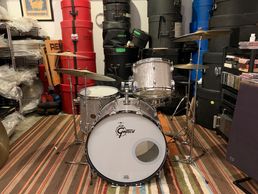 1970s Gretsch Silver Sparkle all Original With period stands and cymbals