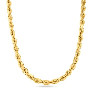 14K Gold Rope Chain from Malibu Jewelry LA located in Downtown Los Angeles.