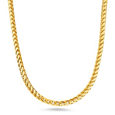 14K Gold Franco Chain from Malibu Jewelry LA located in Downtown Los Angeles.