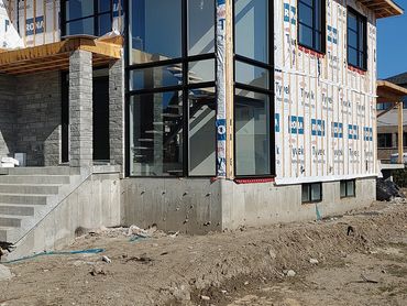 2 Grandes fenêtres de 20 pied de haut noir