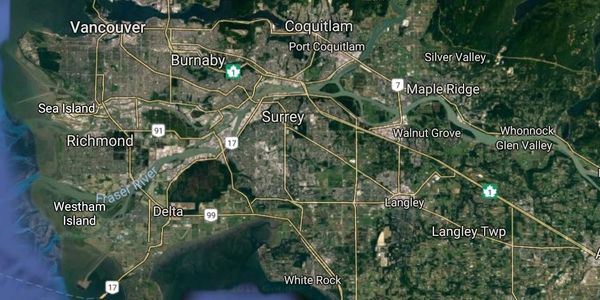 West Coast Appraisals Coverage areas. Map of Greater Vancouver and Fraser Valley. Surrey Appraiser. Langley Appraiser. Vancouver Appraiser