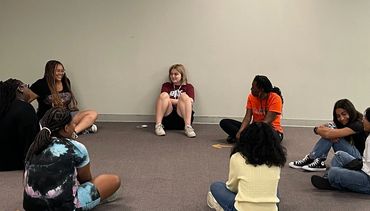 Kenna Camp 2023 Born of Fire-Side Chat session. The girls talk about the realness of life.