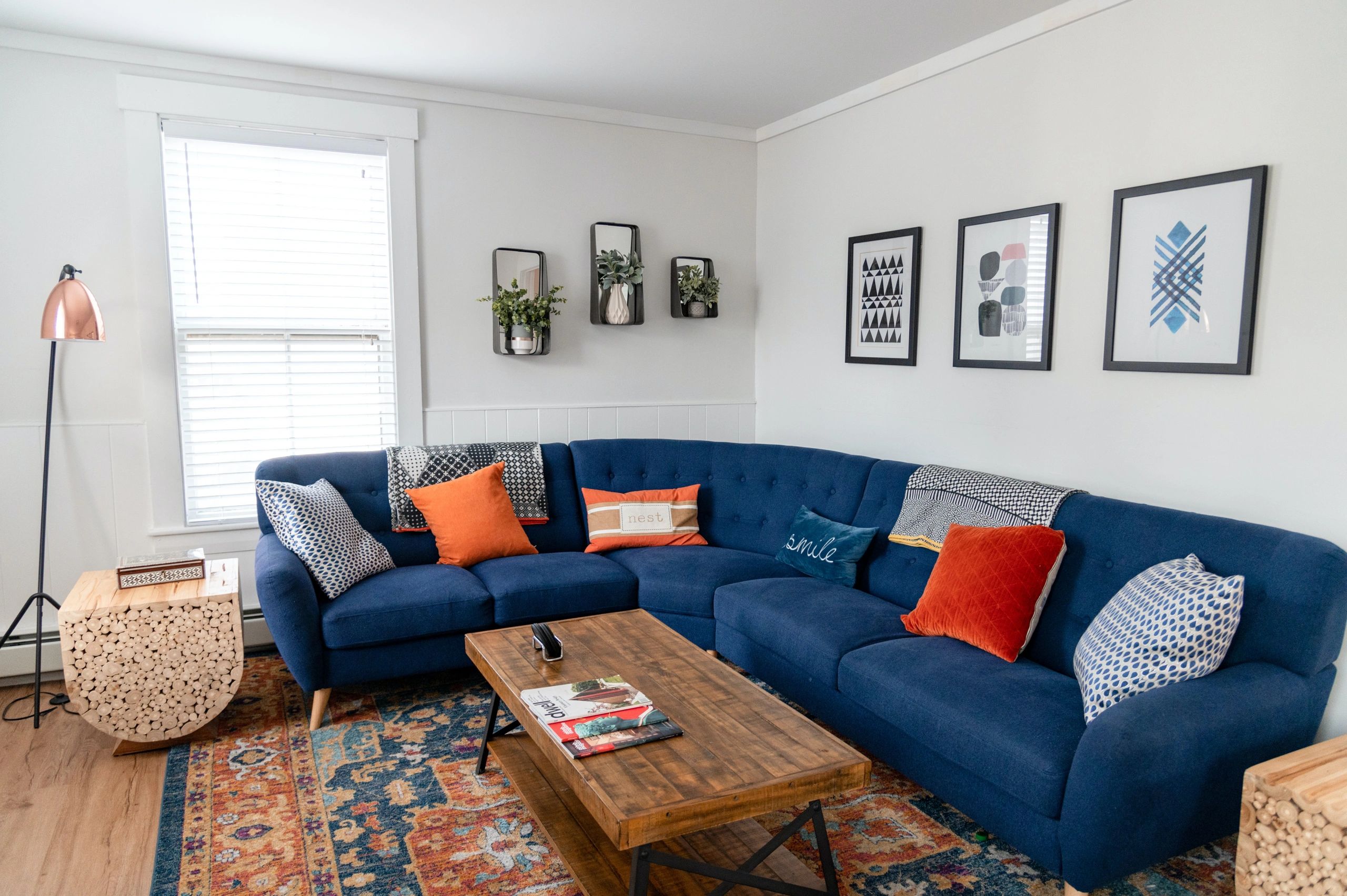 organized livingroom