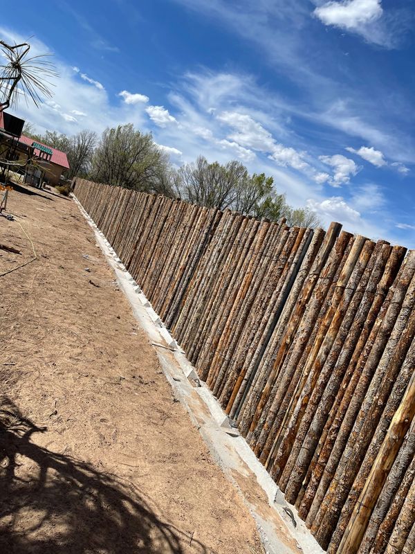 Coyote Fence in Albuquerque, New Mexico