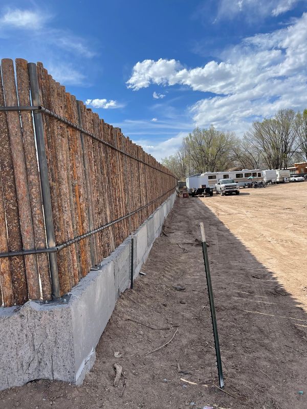 Coyote Fence Installation in Albuquerque, New Mexico