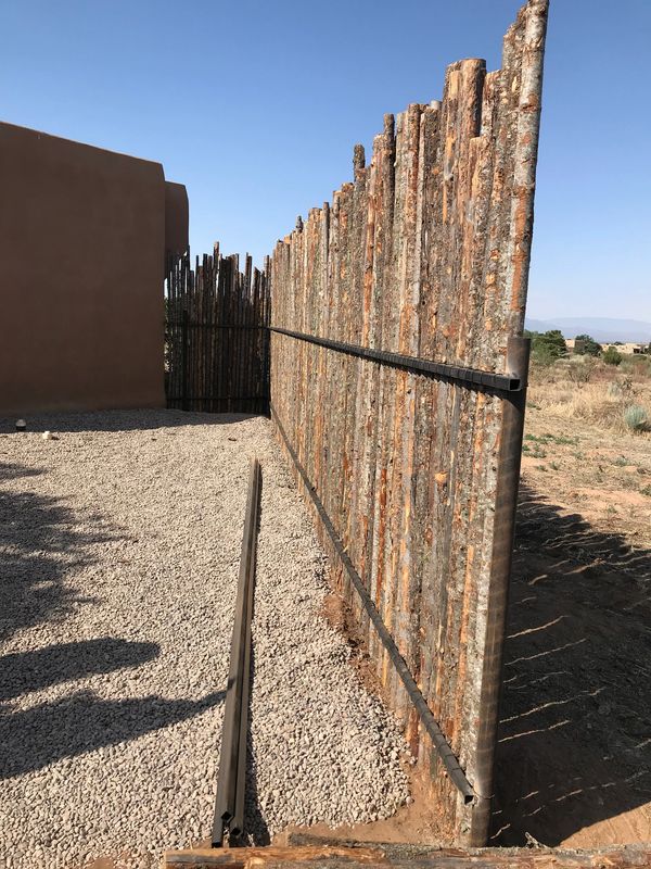 Coyote Fence Installation in Albuquerque, New Mexico