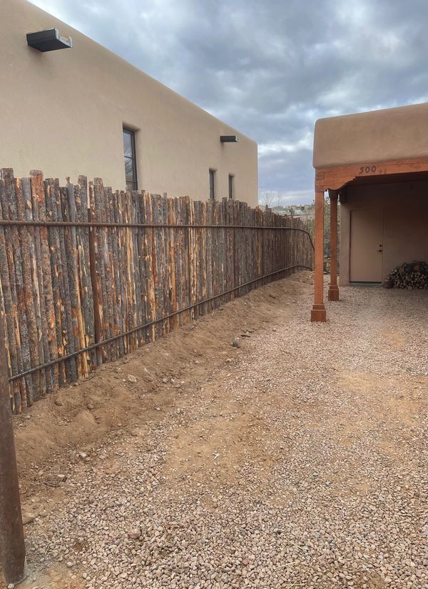 Coyote Fence in Albuquerque, New Mexico
