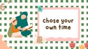 chose your own time for online quran lesson.