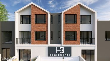 Close Up of Entrance Render