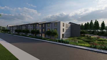 La Rochelle Perspective Street View Render