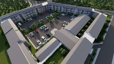 La Rochelle Birds Eye Render