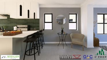 Kitchen View Render