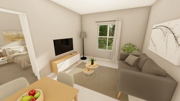 Type A Unit Lounge Render
