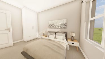 Type C Unit Floor Plan Render